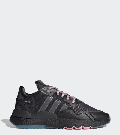 adidas ORIGINALS Ninja Nite慢跑鞋男款黑色Q47198
