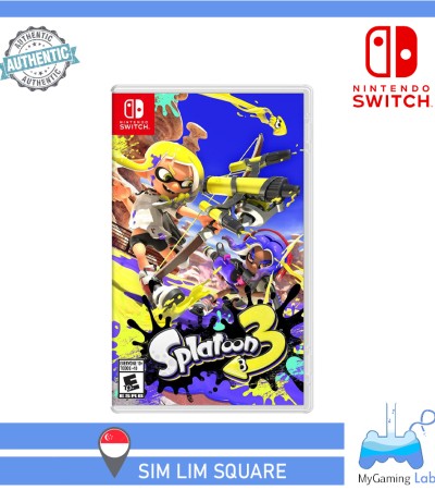 [SG]任天堂Switch游戏Splatoon 3捆绑包，带枪